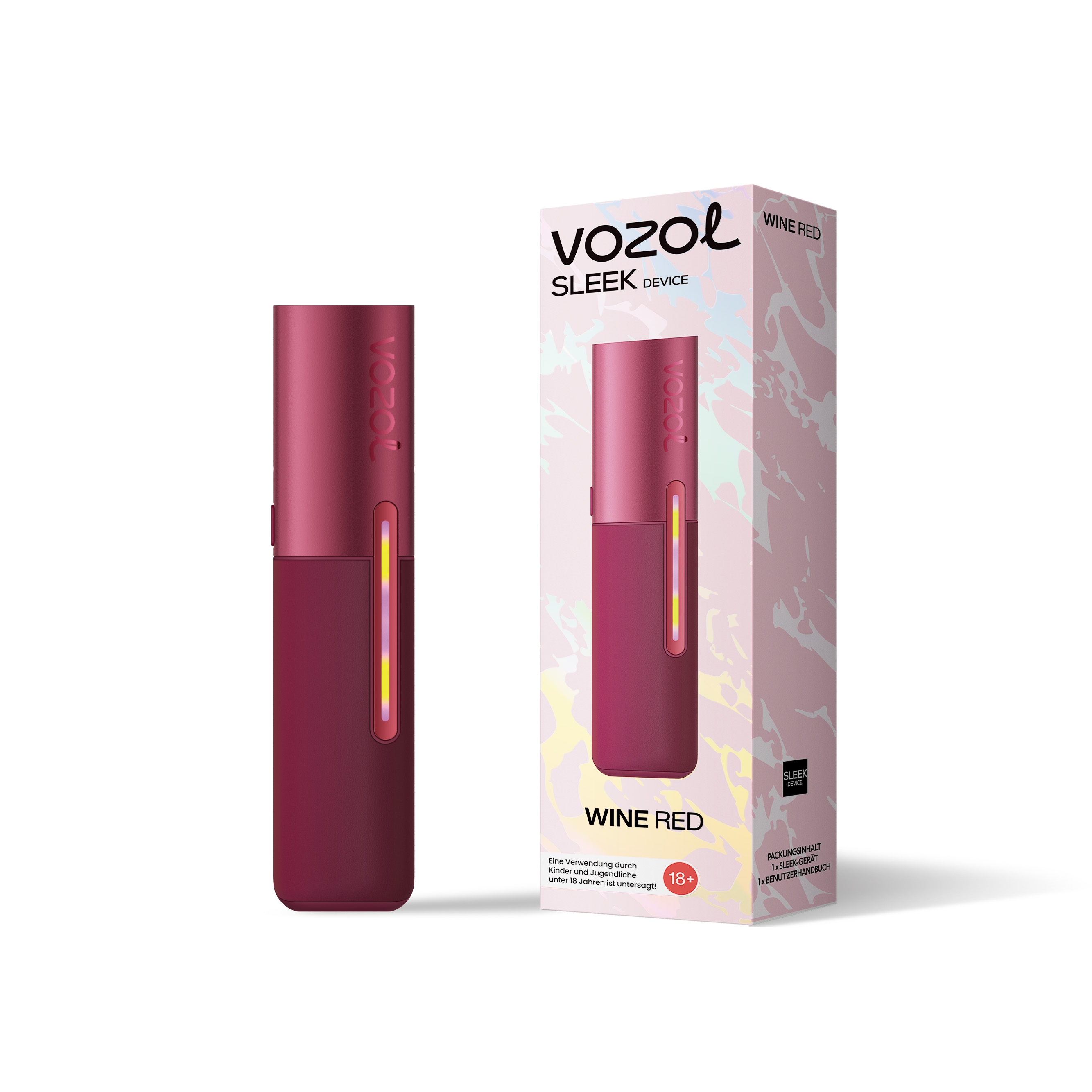 Vozol Sleek Basisgerät - Wine Red