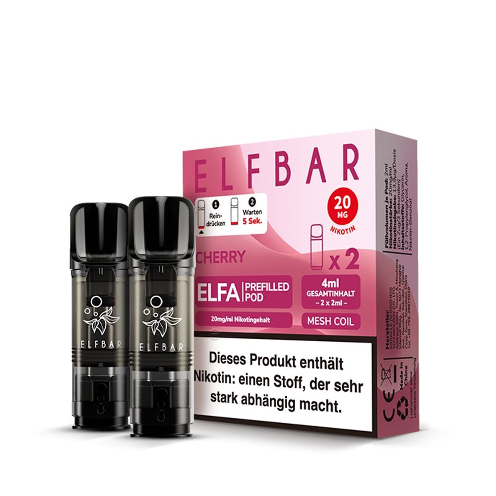 Elfbar ELFA POD (2stk) - Cherry Candy(Cherry) 20mg