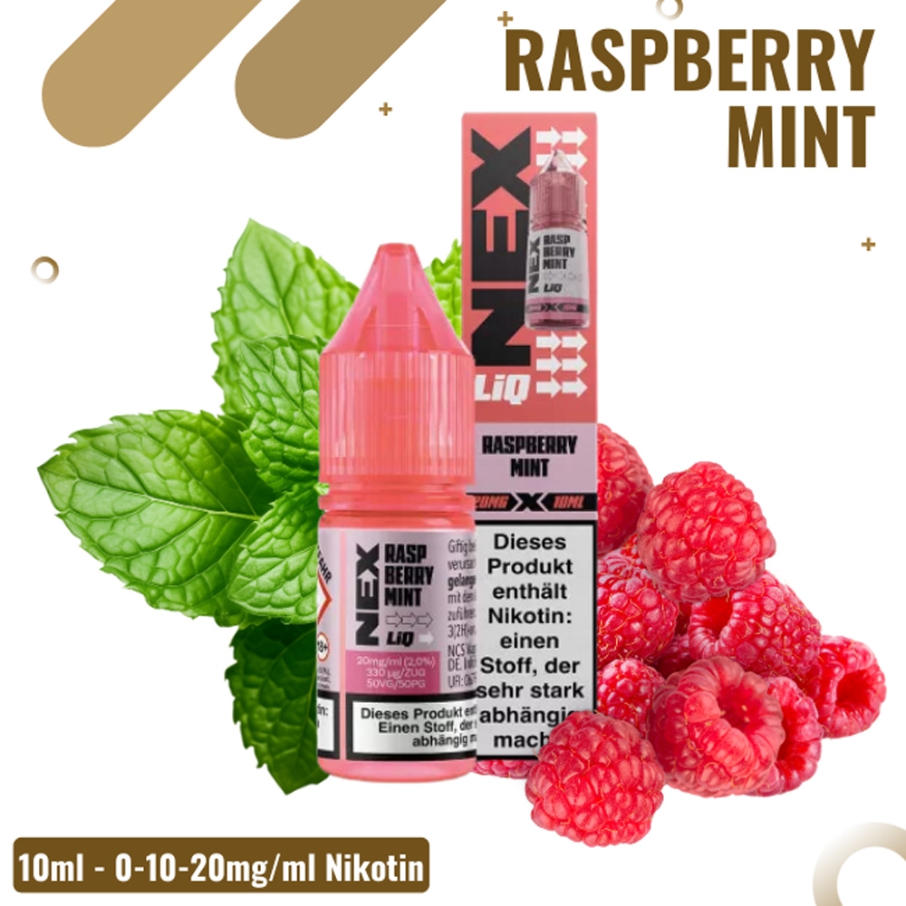 Nexliq Liquid 0mg - Raspberry Mint