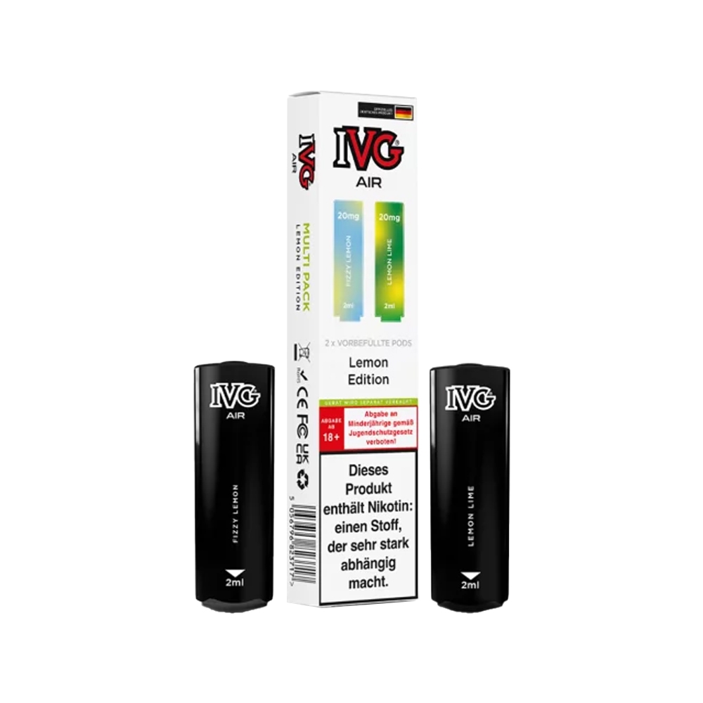 IVG AIR 2 in 1 POD (2er Pack) - Lemon Edition 20mg