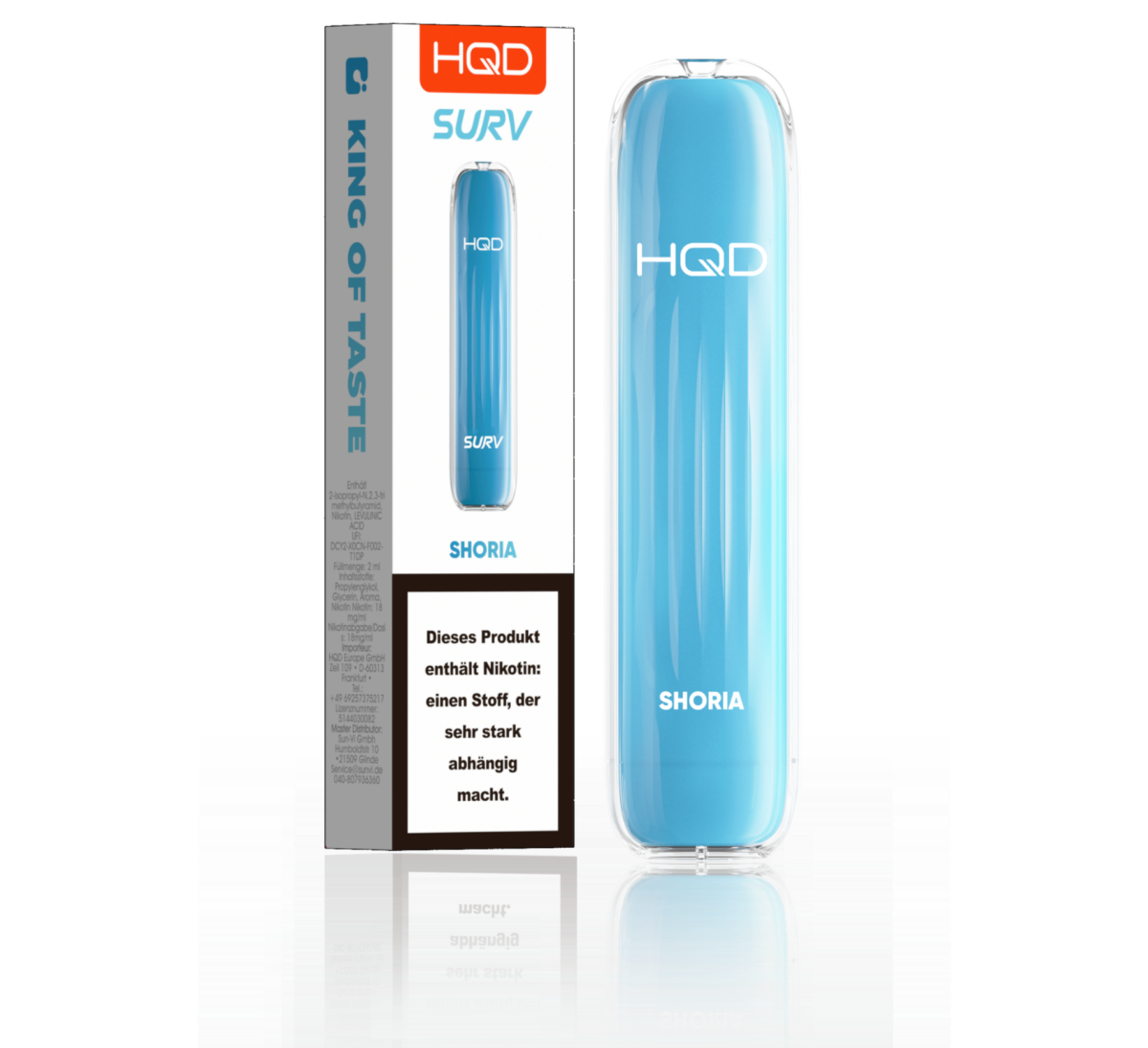 HQD E-Shisha Surv 600 - Shoria