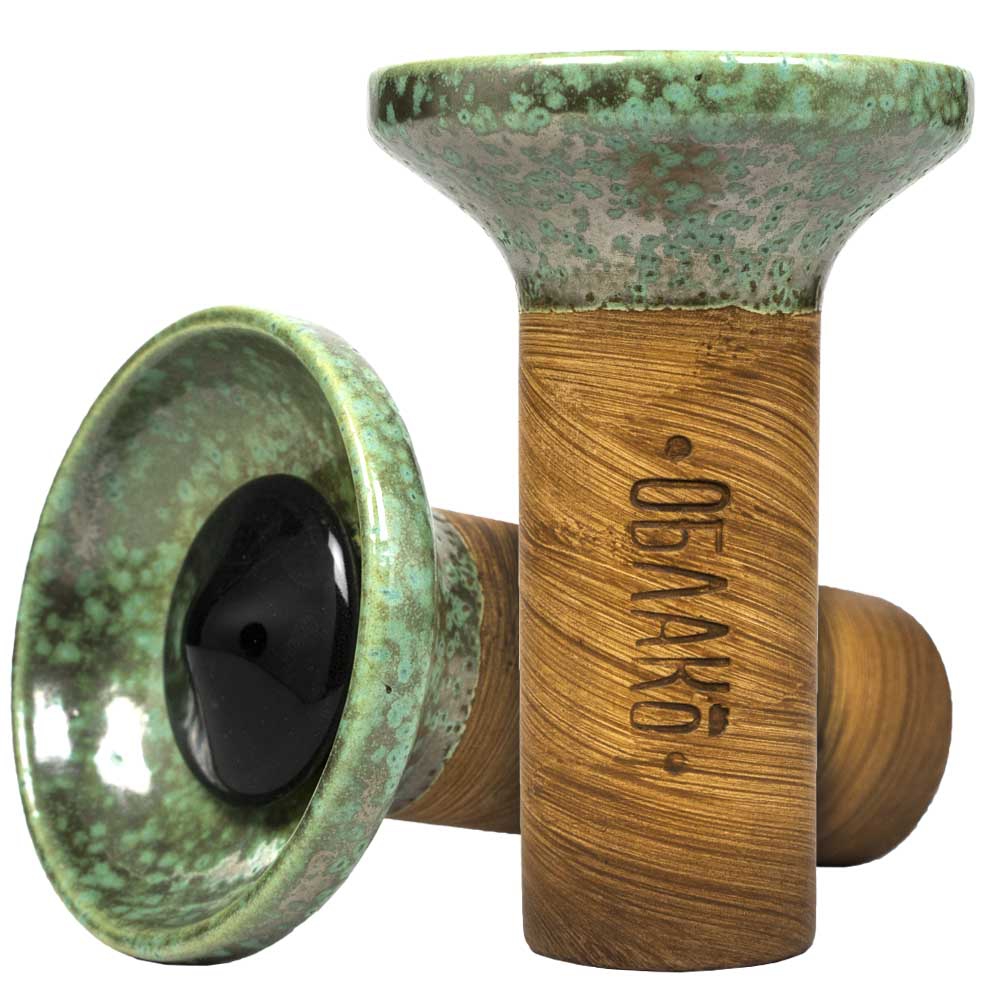 Oblako Flow Phunnel Glazed - Black on Metallic Green