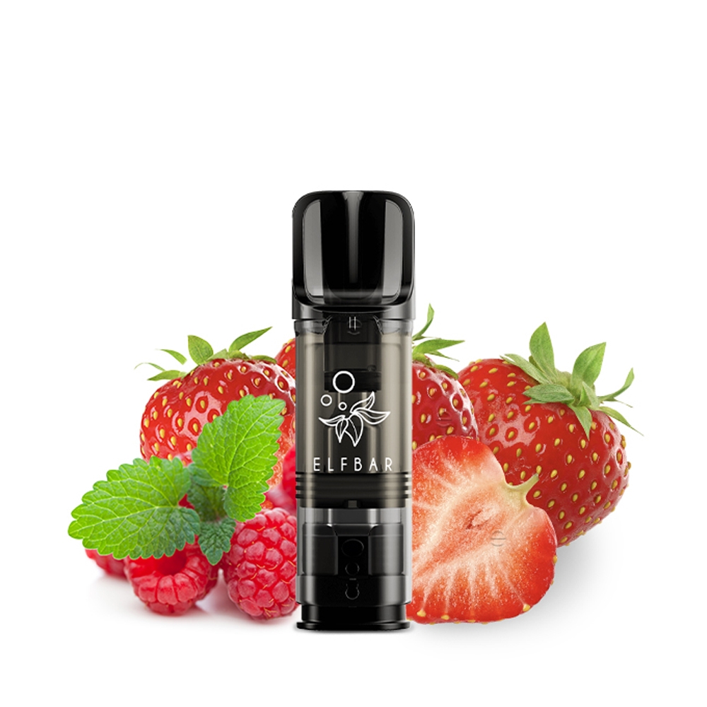 Elfbar ELFA POD (2stk) - Strawberry Raspberry 20mg