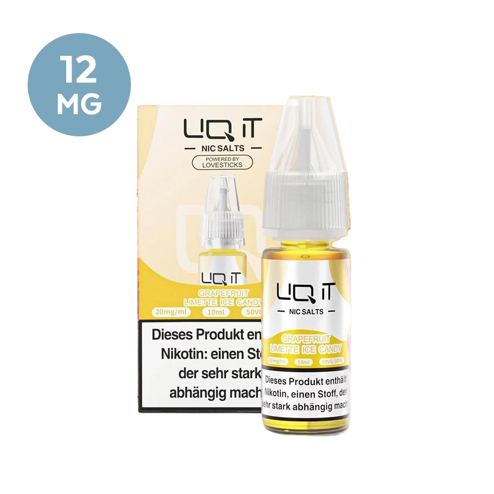 Lovesticks LIQ IT 12mg - Grapefruit Lime Ice Candy 