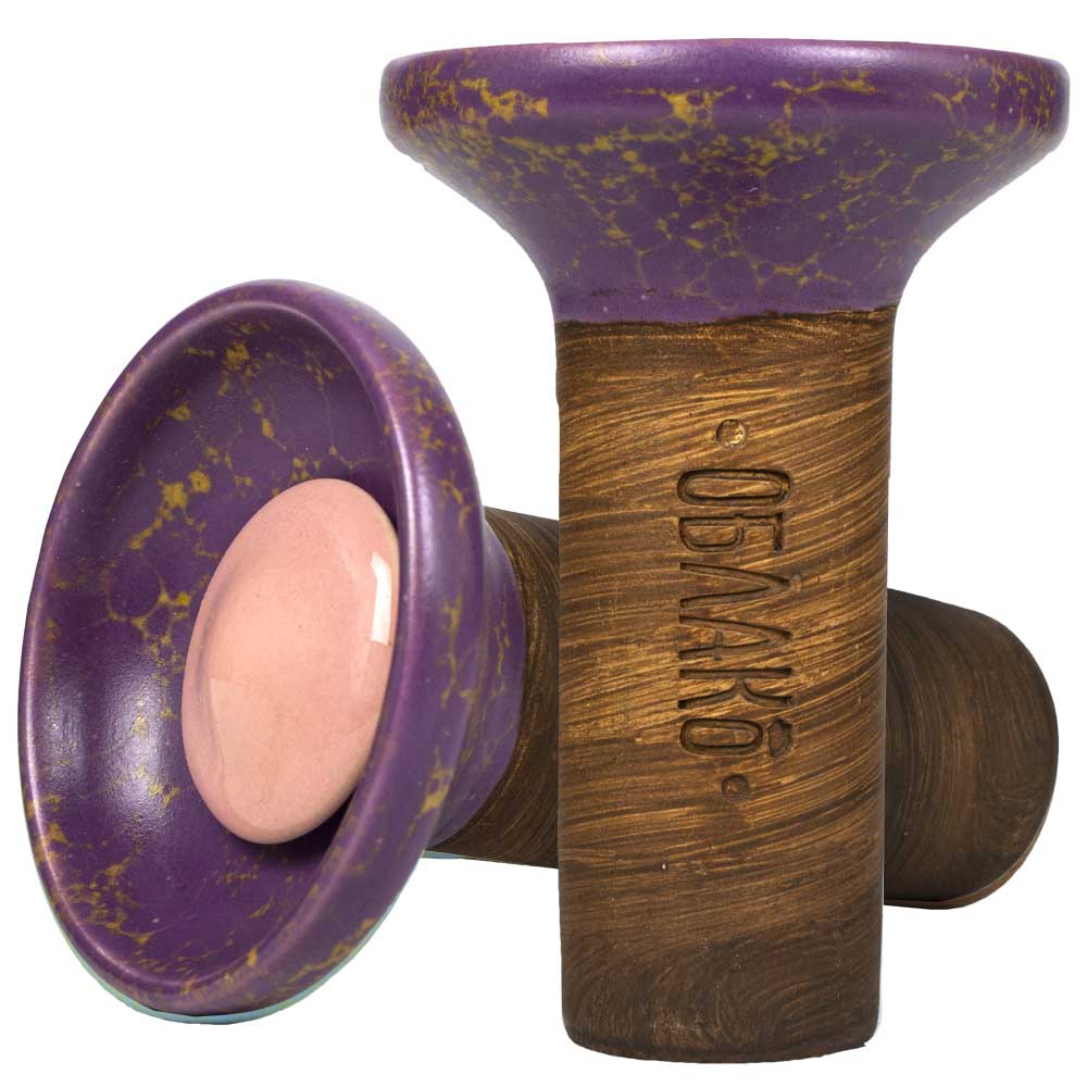 Oblako Flow Phunnel Glazed - Quartize on Marble Purple/Yellow