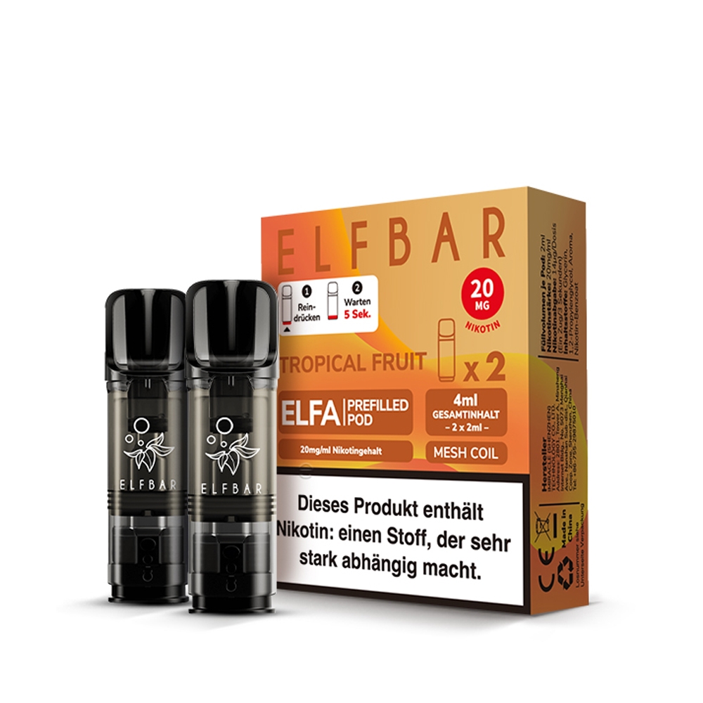 Elfbar ELFA POD (2stk) - Tropical Fruit 20mg