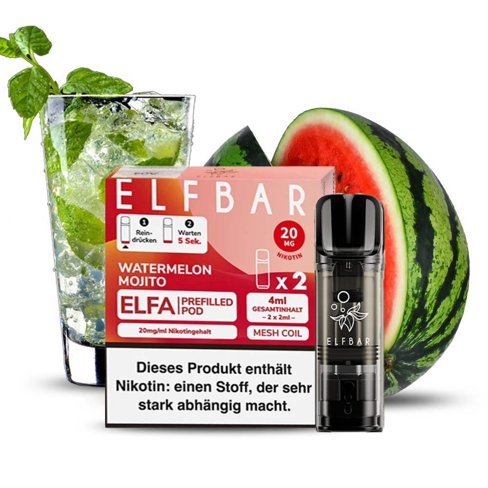 Elfbar ELFA POD (2stk) - Watermelon Mojito 20mg