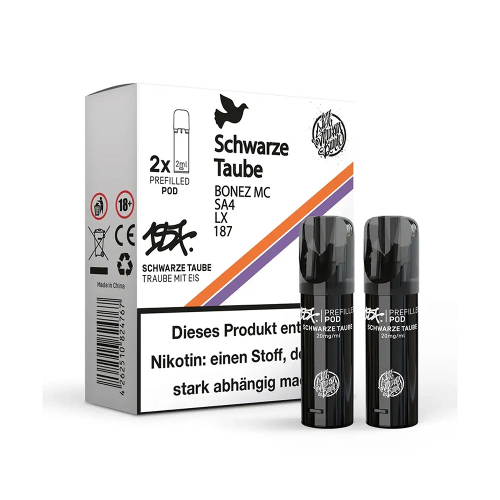 187 Pod (2stk) - Schwarze Taube 20mg