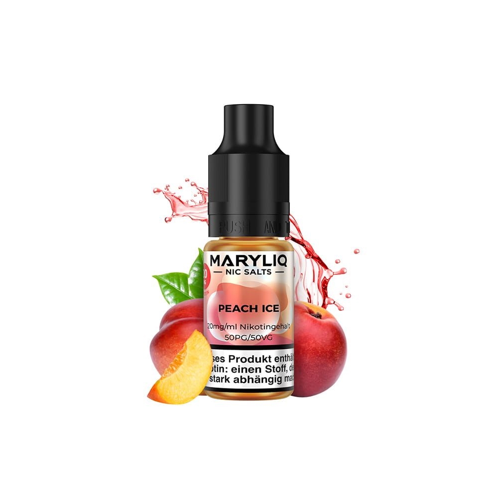 MARYLIQ Nikotinsalz Liquid 10mg - Peach Ice