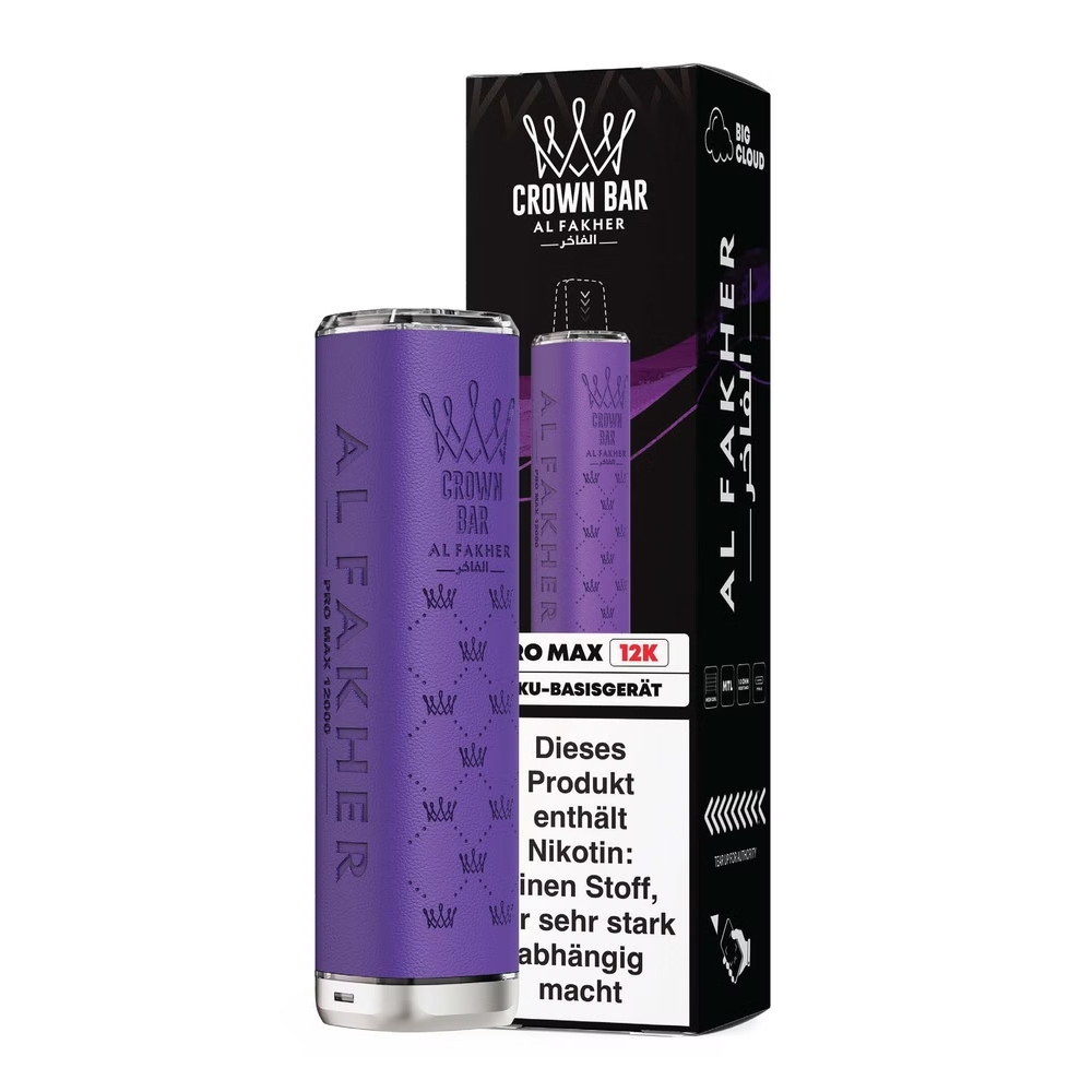 Al Fakher 12K Pro Max Basisgerät - Purple