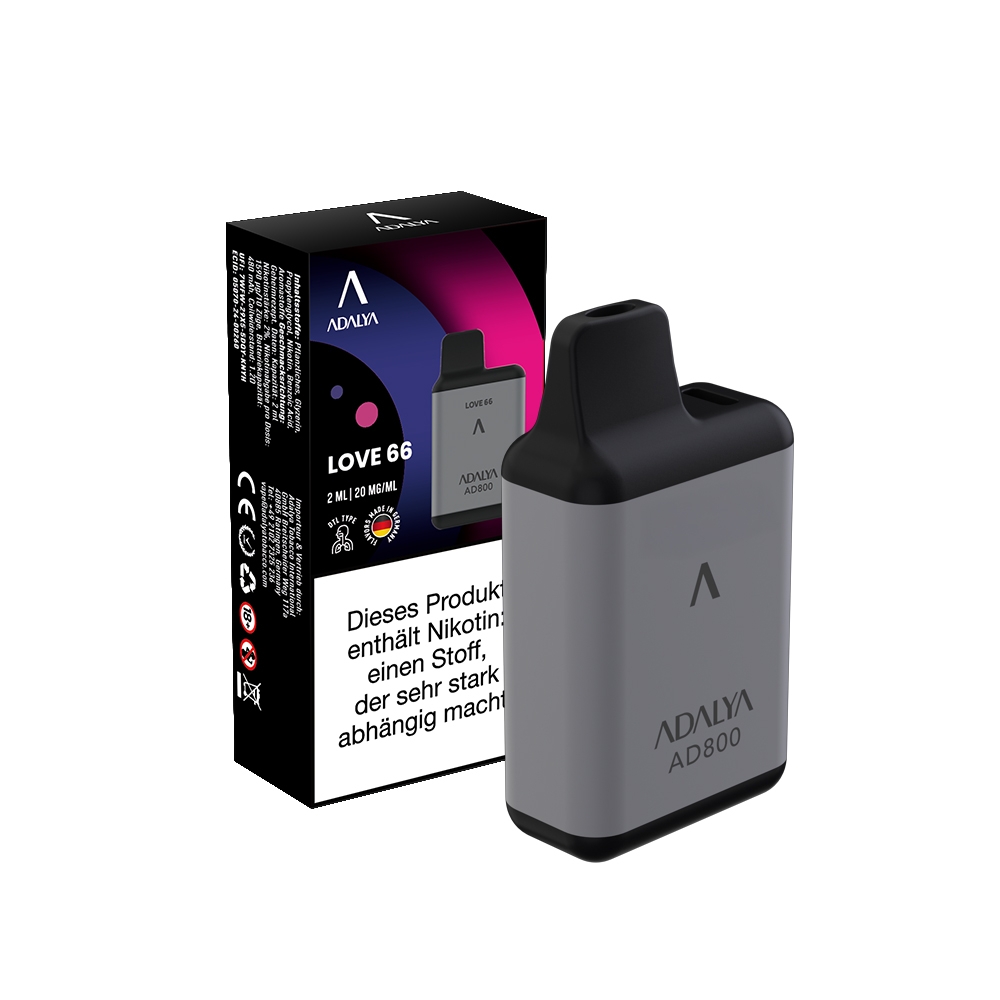 Adalya AD800 Vape - Love 66 20mg