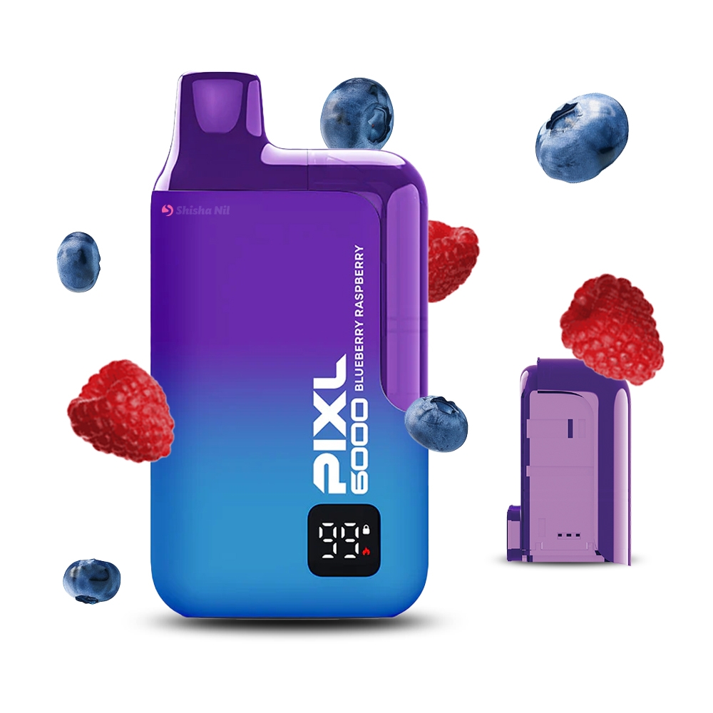 PIXL 6000 Vape (2ml) - Blueberry Raspberry 20mg