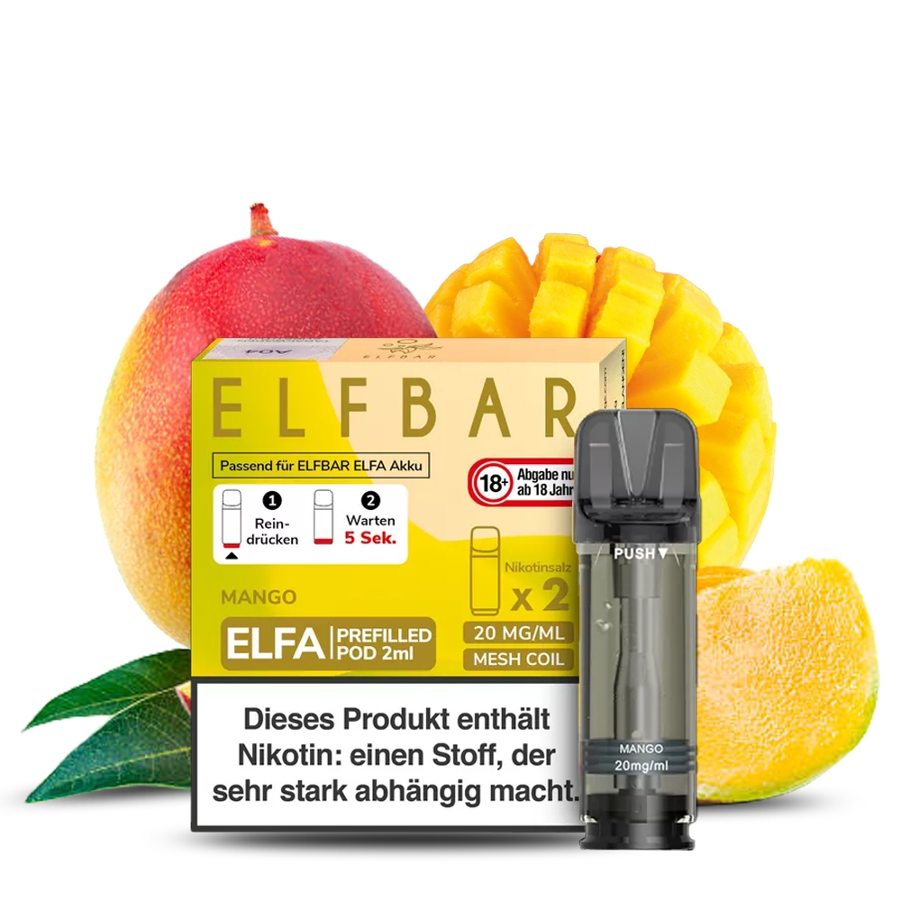 Elfbar ELFA POD (2stk) - Mango 20mg