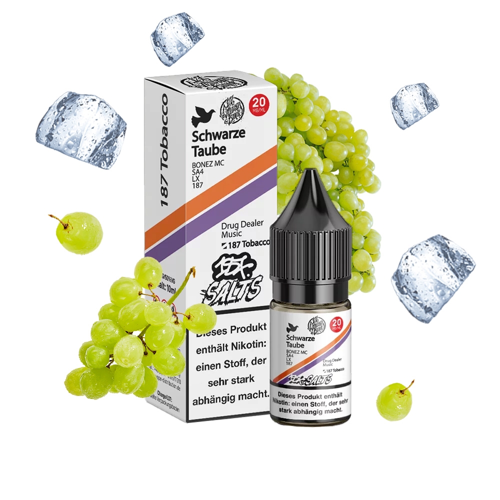 187 NicSalt Liquid 20mg - Schwarze Taube 