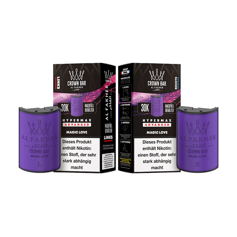 Al Fakher 30K Hypermax Tank Set - Magic Love