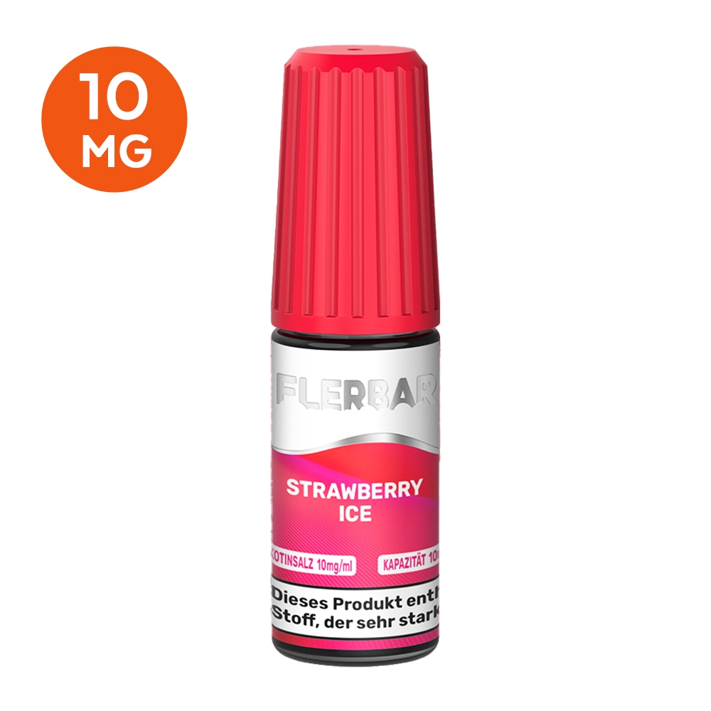 Flerbar E-Liquid 10mg  - Strawberry Ice