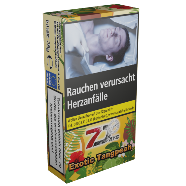 7 Days Tabak Platin 25g - Exotic Tangpeah