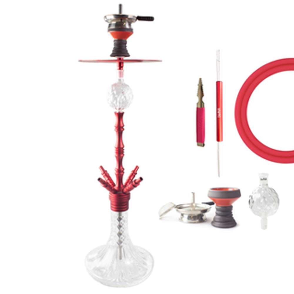 Luna Hookah Praedo 2.0 - Red