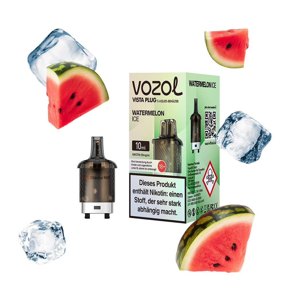 Vozol Vista Plug Pod 10ml - Watermelon Ice