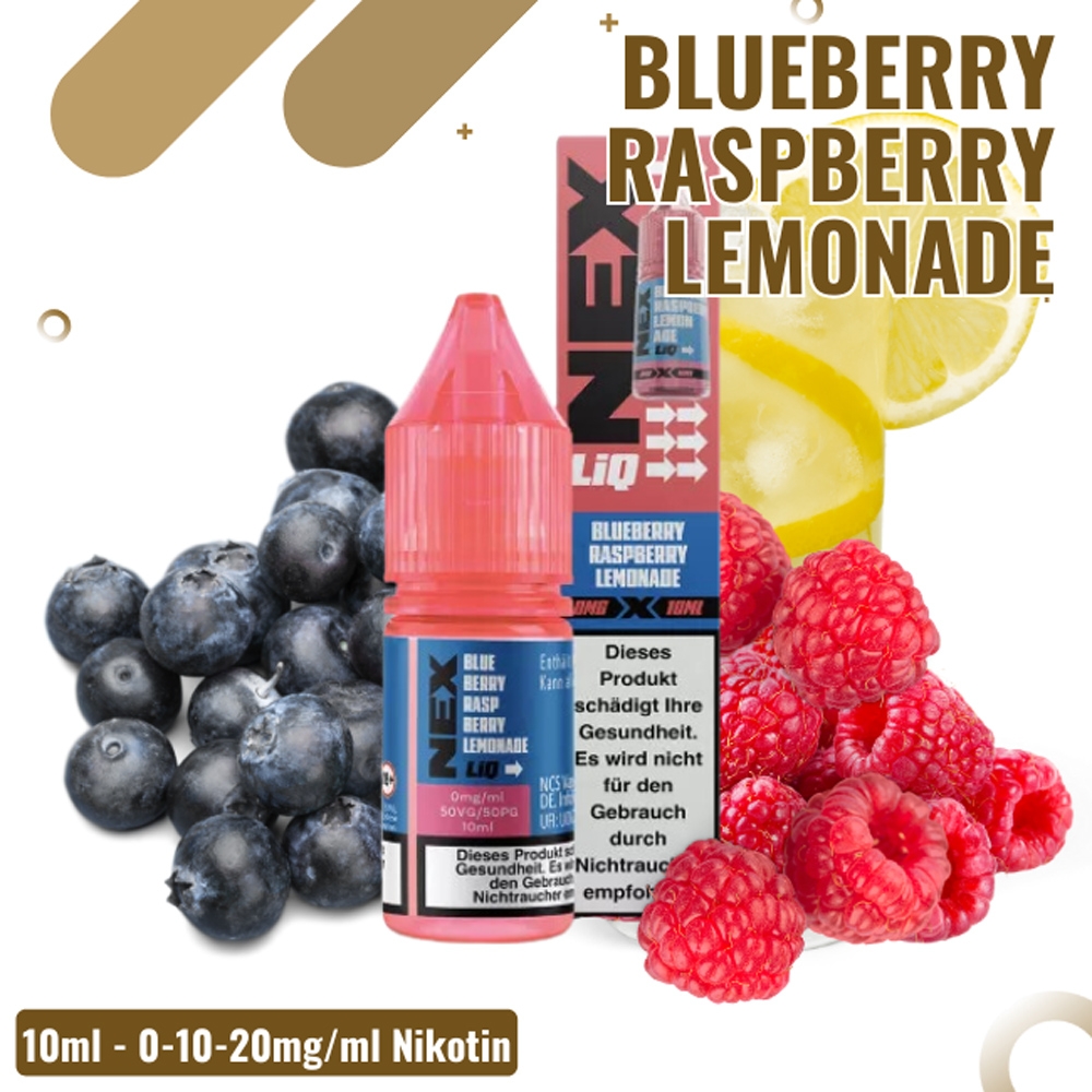 Nexliq Liquid 0mg - Blueberry Raspberry Lemonade
