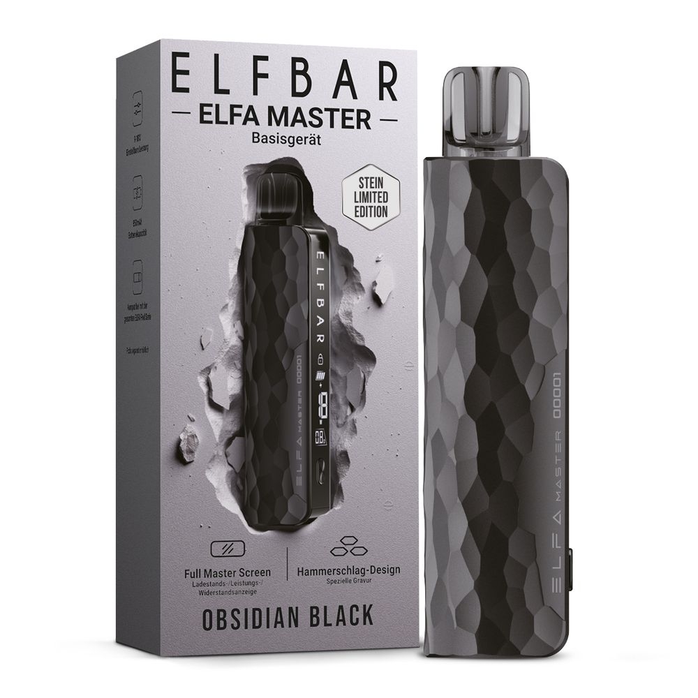 Elfbar ELFA Master Basisgerät - Obsidian Black ( Limited Edition )