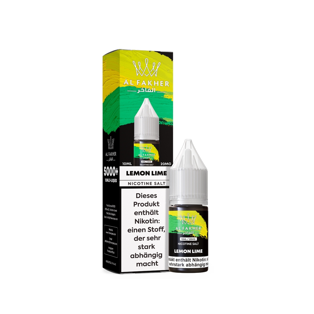 Al Fakher Liquid 20mg - Lemon Lime Al Fakher Liquid 20mg - Lemon Lime