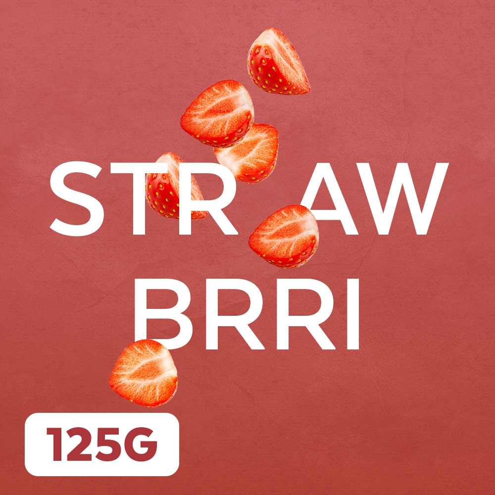 MustH Tobacco 125g - Straw Brri