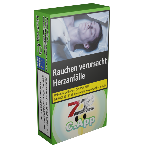 7 Days Tabak Platin 25g - C.App