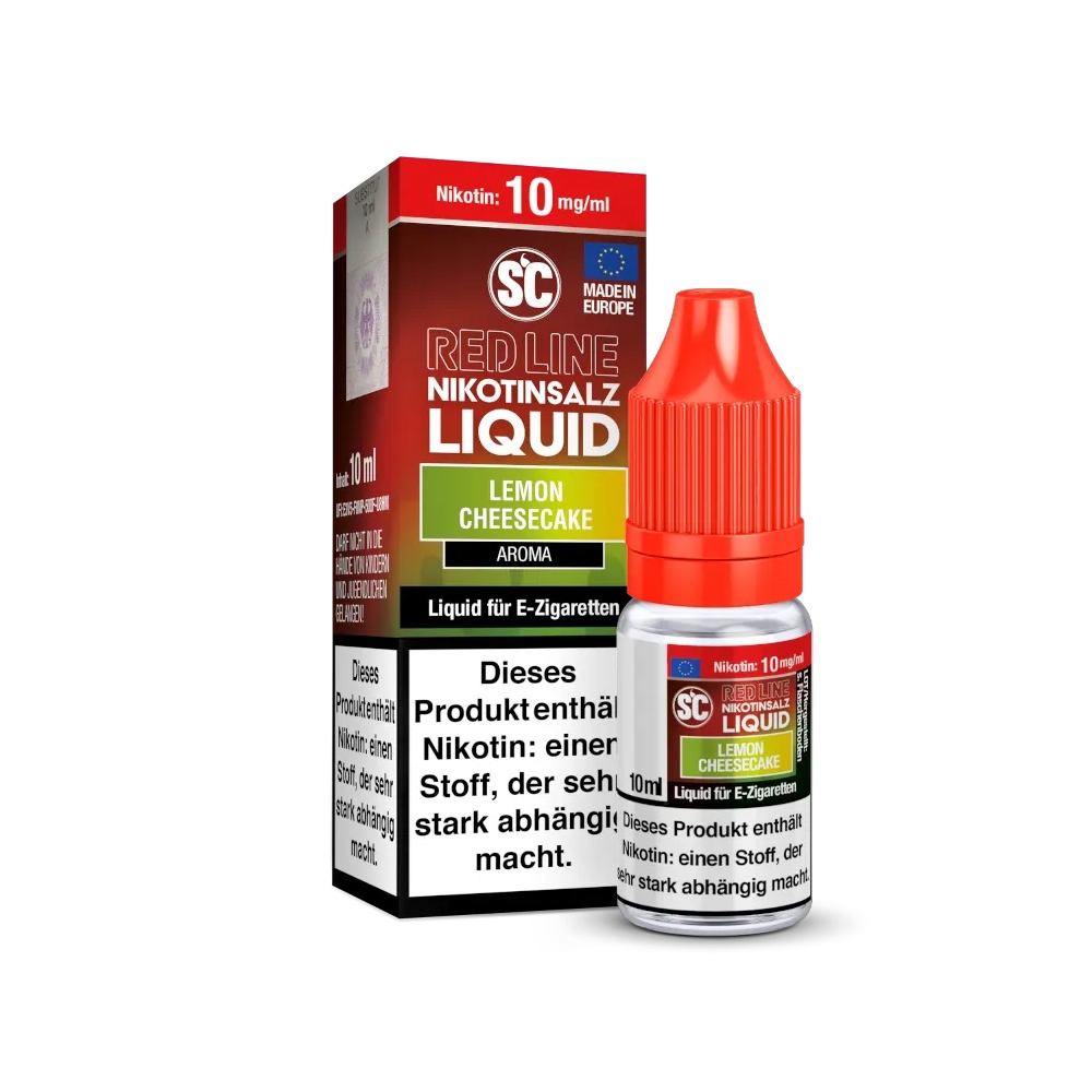 SC Red Line Nikotinsalz Liquid 10mg - Lemon Cheesecake