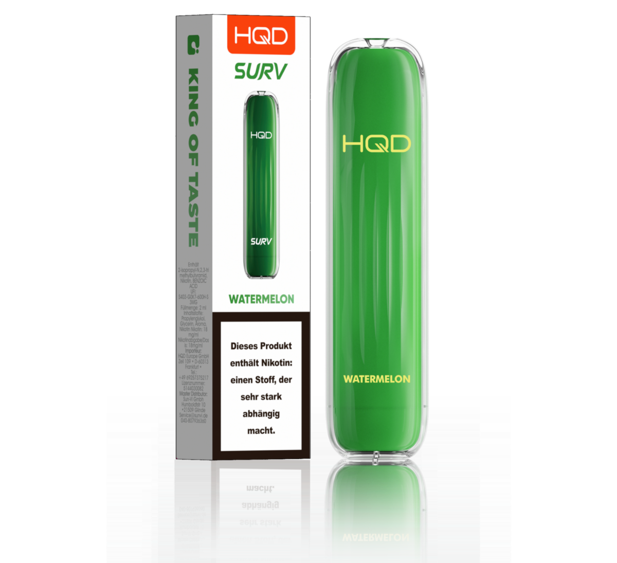 HQD E-Shisha Surv 600 - Watermelon