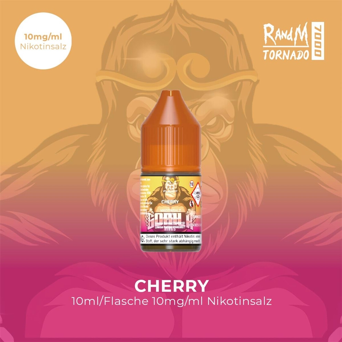 RandM Tornado Liquid 10mg - Cherry 