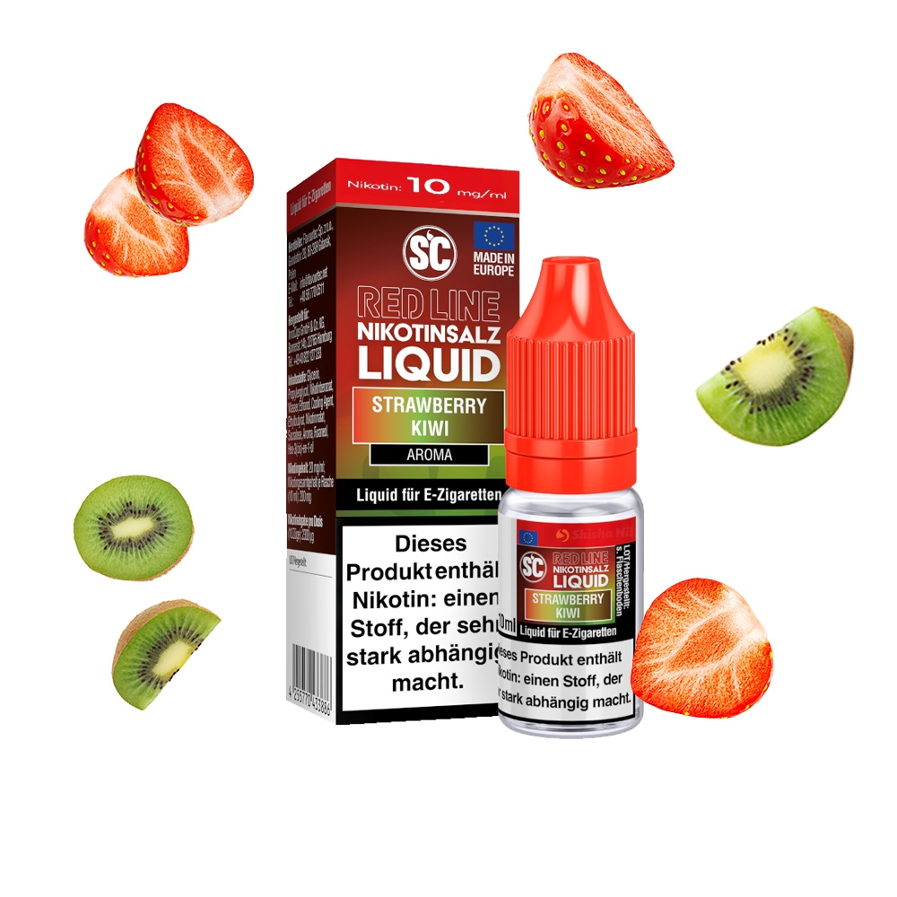SC Red Line Nikotinsalz Liquid 10mg - Strawberry Kiwi