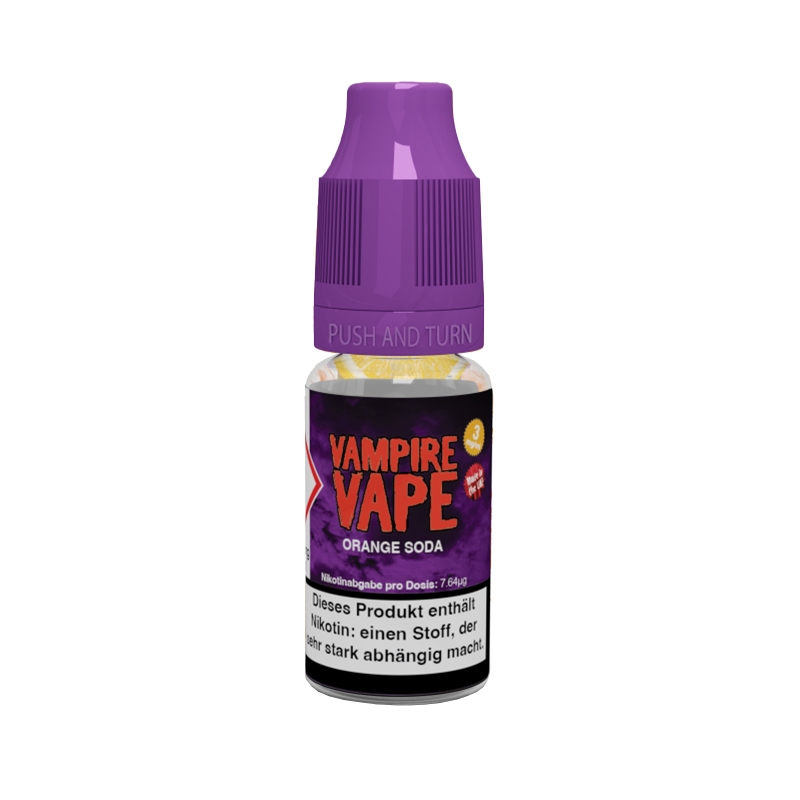Vampire Vape E-Liquid 10ml 0mg - Orange Soda