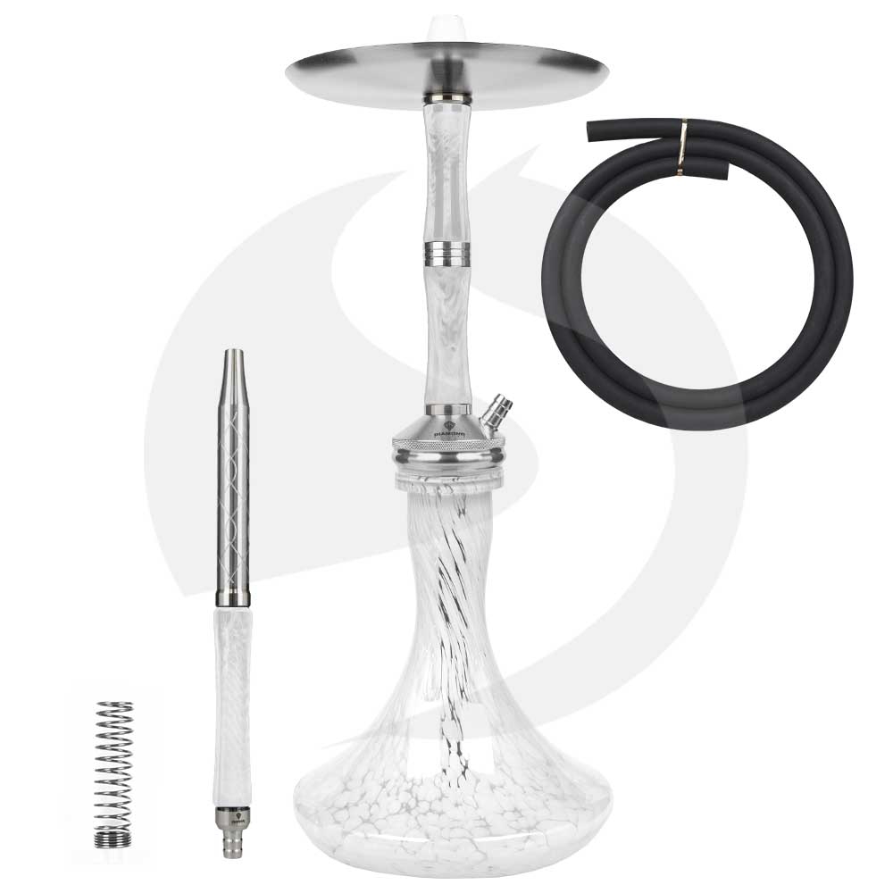 Diamond Hookah Excelsior - White/White