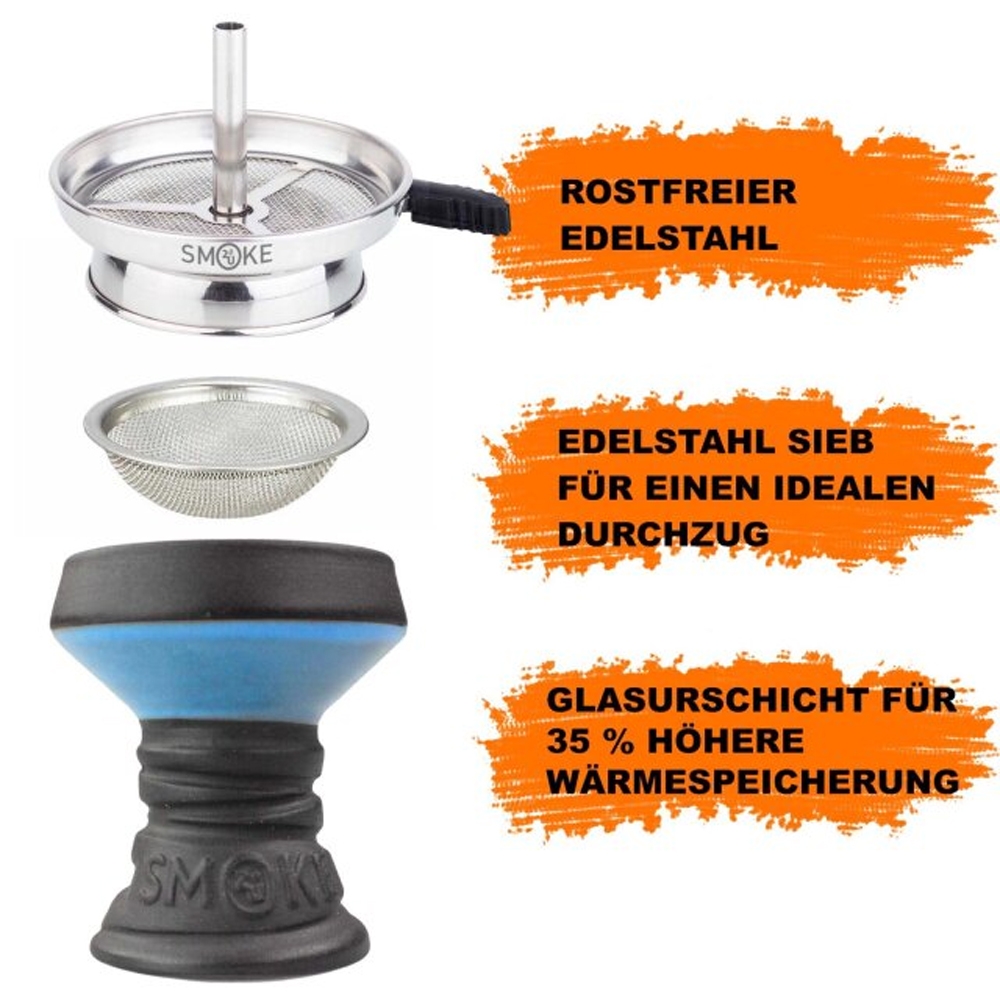 Smoke2u Komplett Set - Blau
