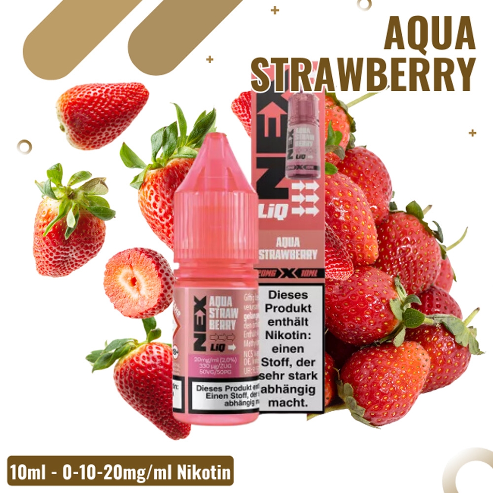 Nexliq Liquid 10mg - Aqua Strawberry