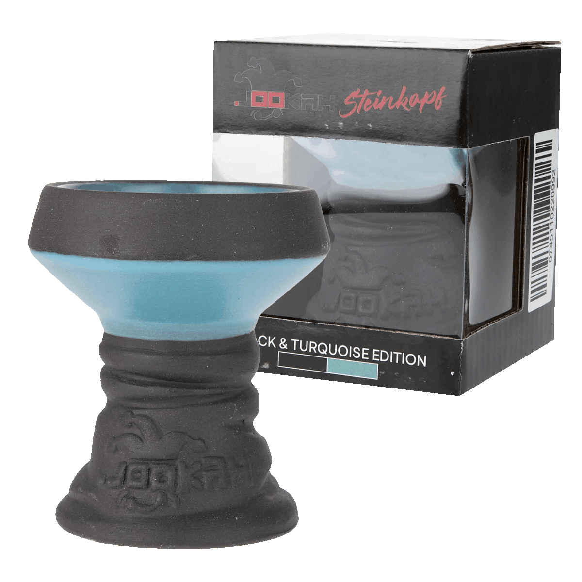 Jookah Steinkopf - Black/Türkis
