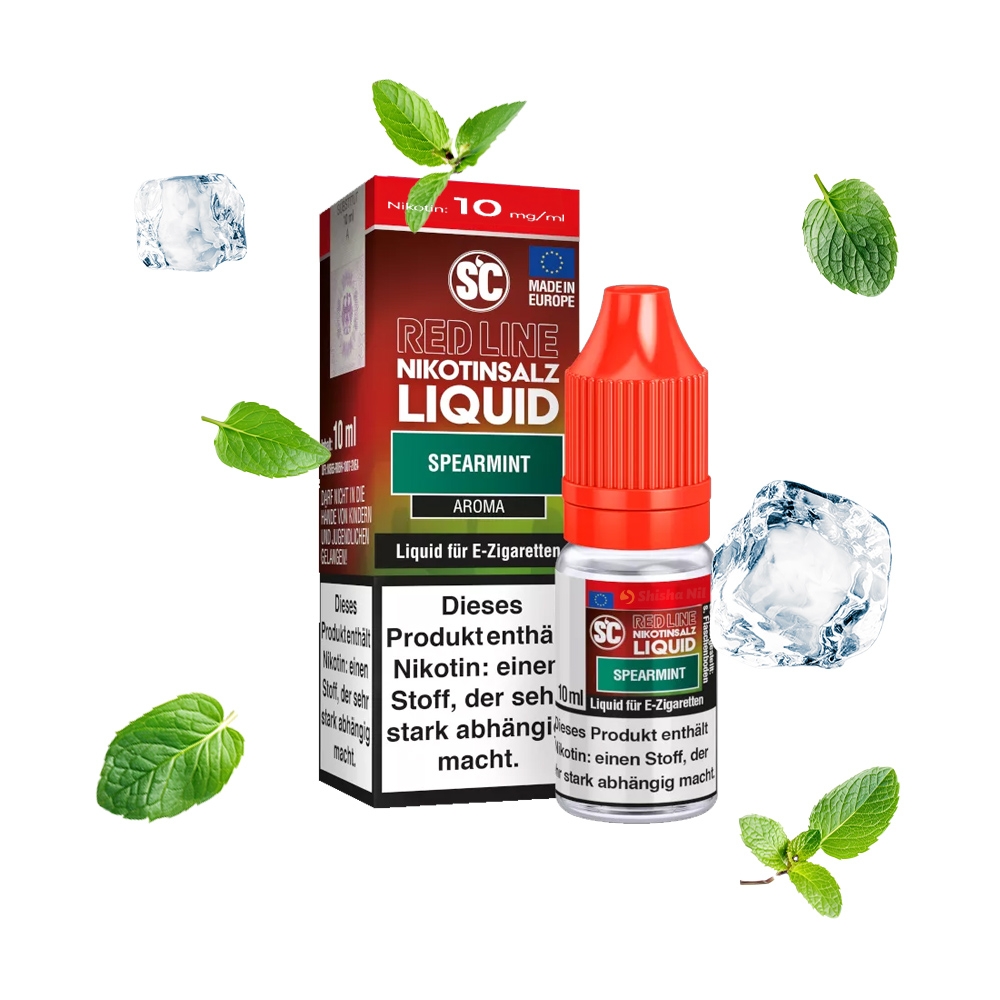 SC Red Line Nikotinsalz Liquid 10mg - Spearmint