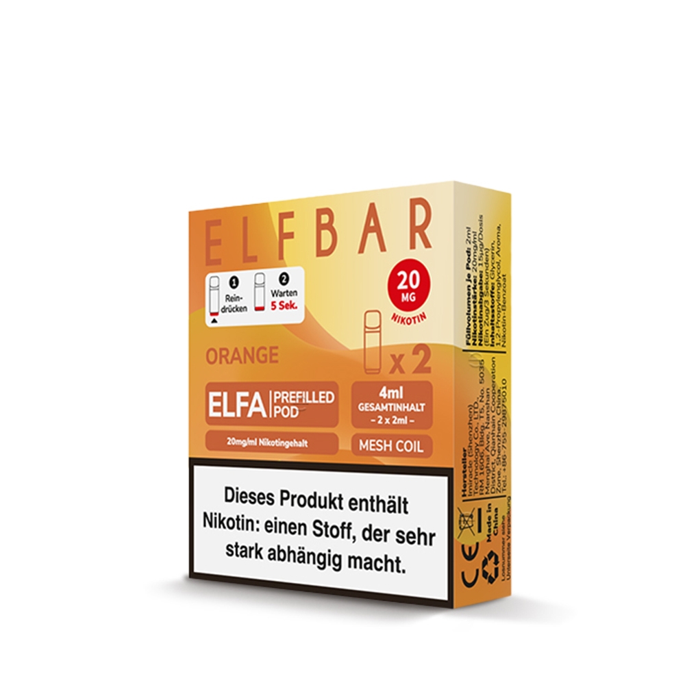Elfbar ELFA POD (2stk) - Orange 20mg