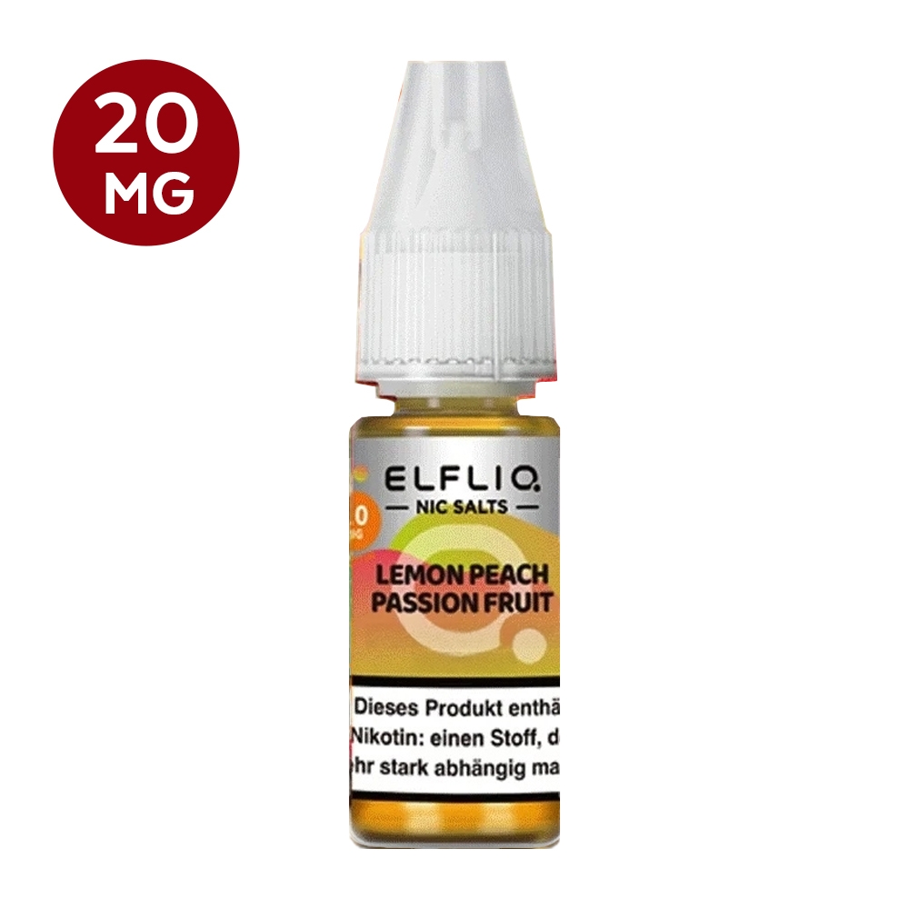 ELFLIQ Nikotinsalz Liquid 20mg - Lemon Peach Passion Fruit