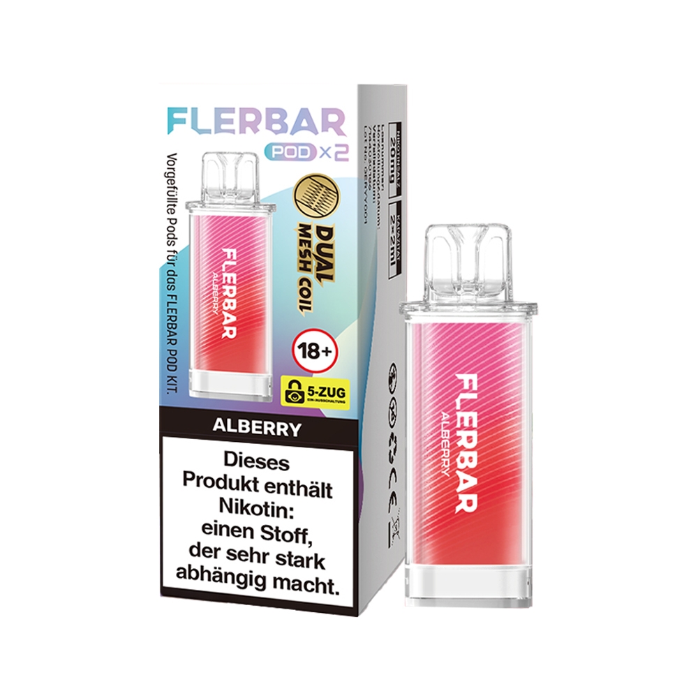 Flerbar POD (2stk) - Alberry 20mg