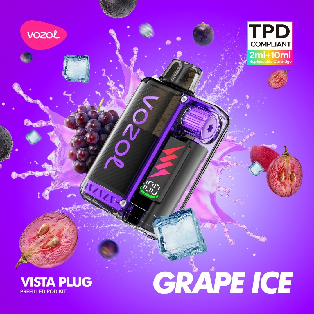 Vozol Vista Plug Starterkit 15000 - Grape Ice