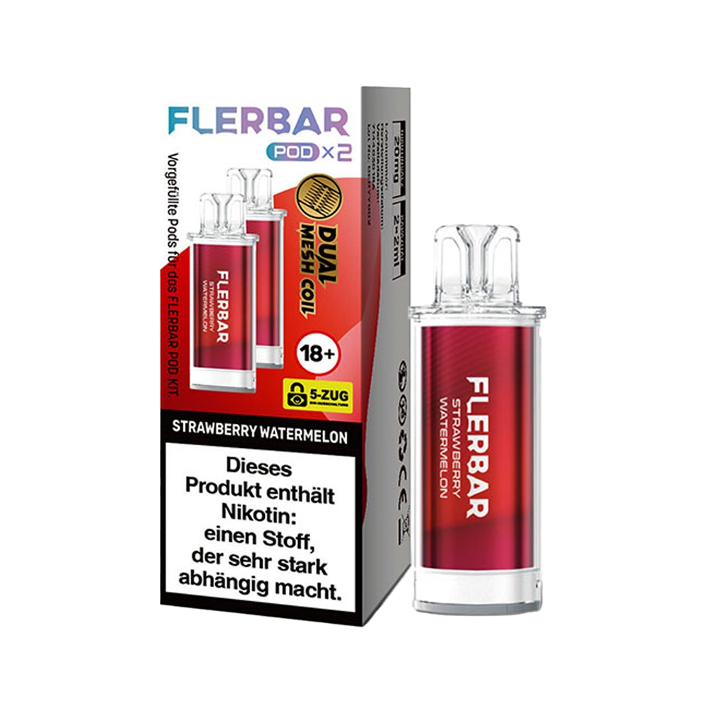 Flerbar POD (2stk) - Strawberry Watermelon 20mg