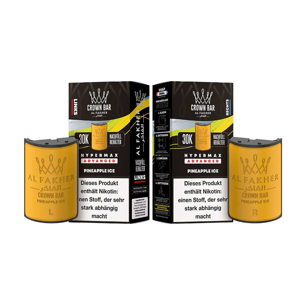 Al Fakher 30K Hypermax Tank Set - Pineapple Ice