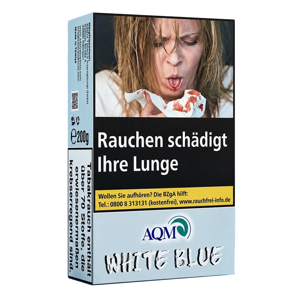 Aqua Mentha Premium Tobacco 200g - White Blue