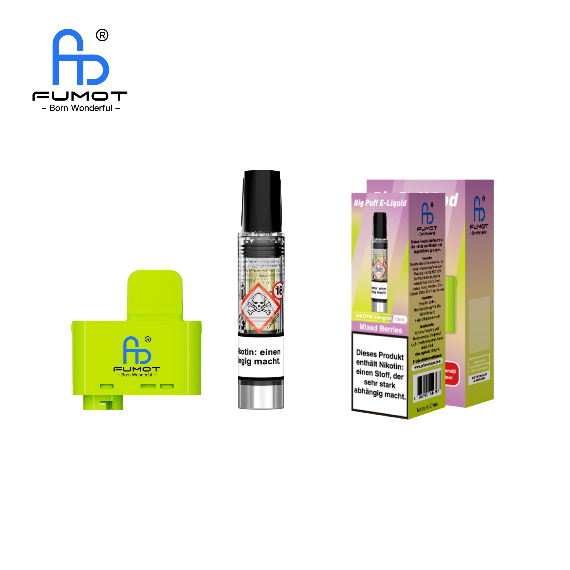 RandM Tornado Big Puff Pod Set - Mixed Berries