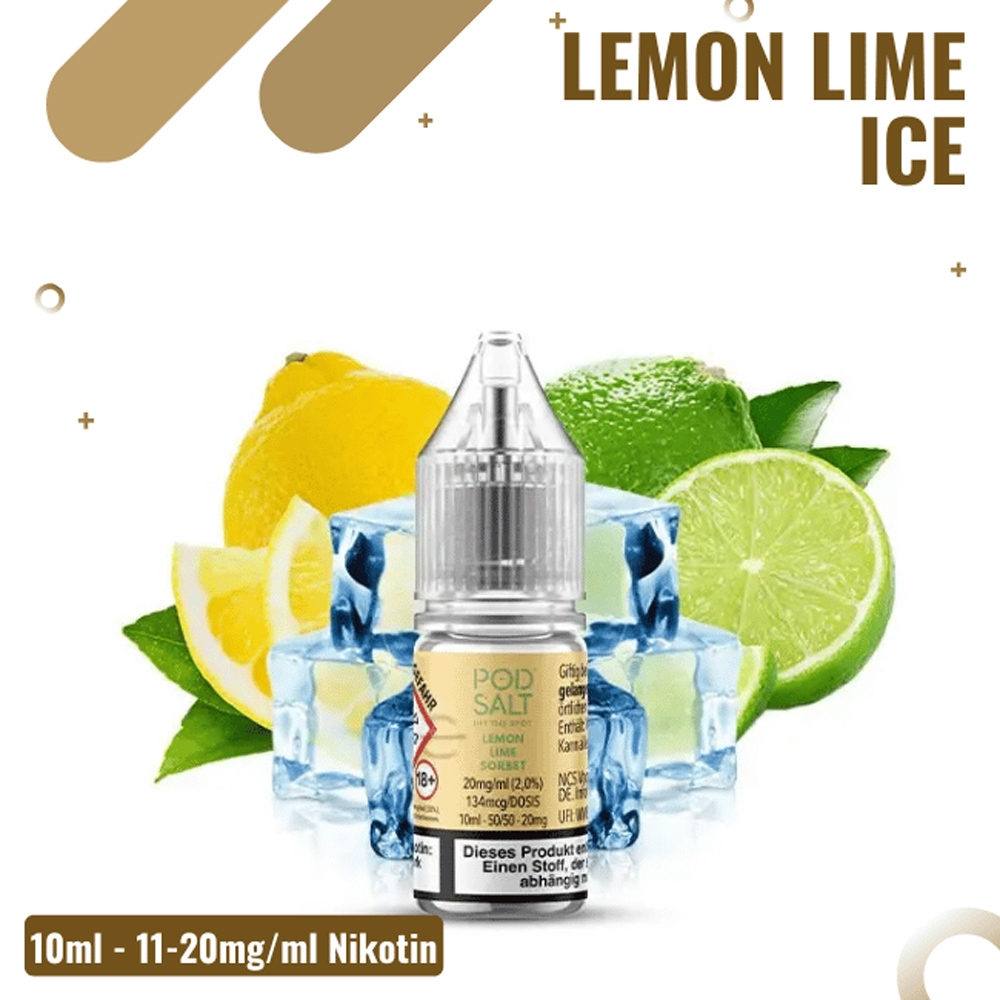 POD SALT XTRA Liquid 20mg - Lemon Lime Sorbet