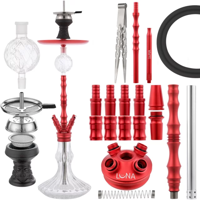 Luna Hookah Bigima - Rot
