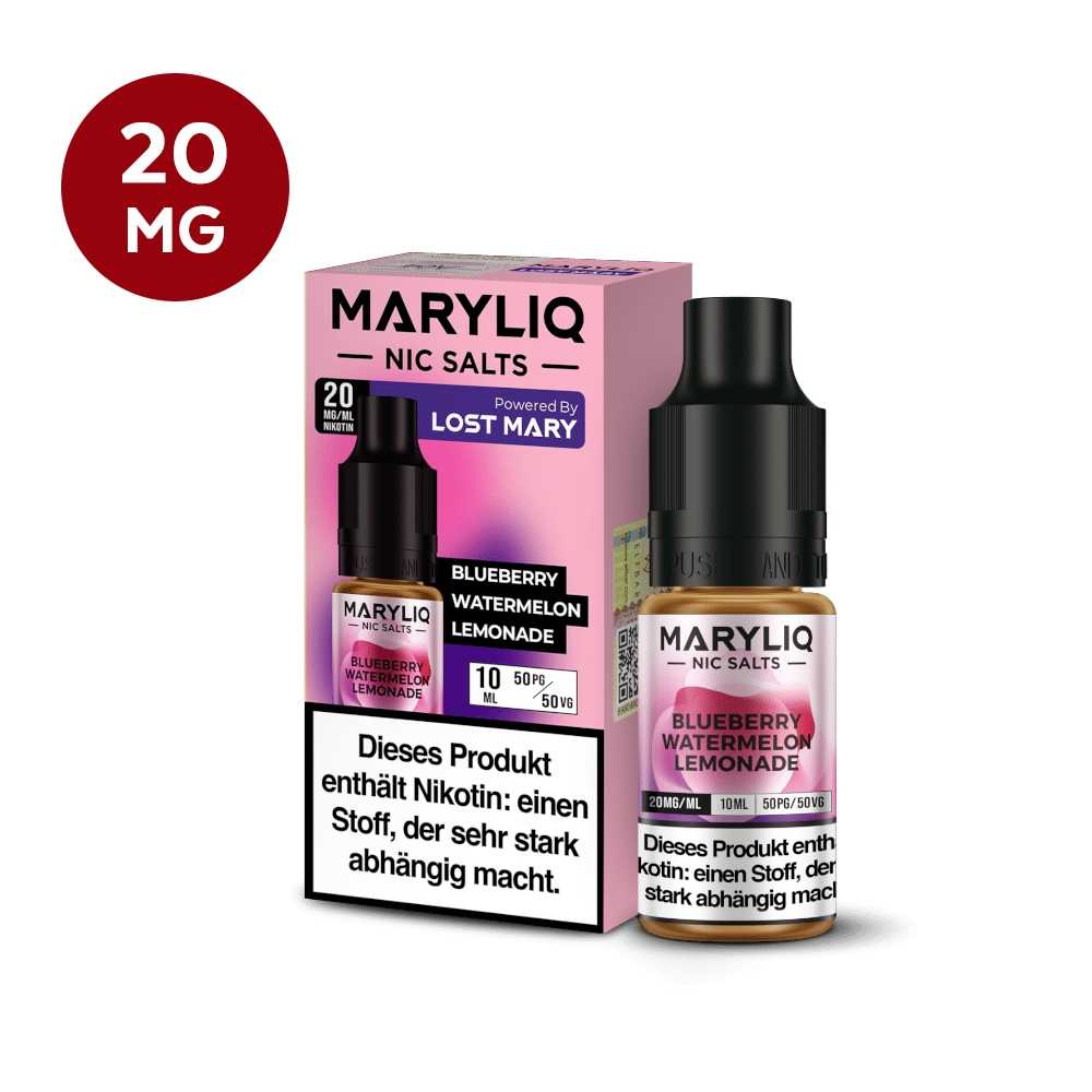 MARYLIQ Nikotinsalz Liquid 20mg - Blueberry Watermelon Lemonade