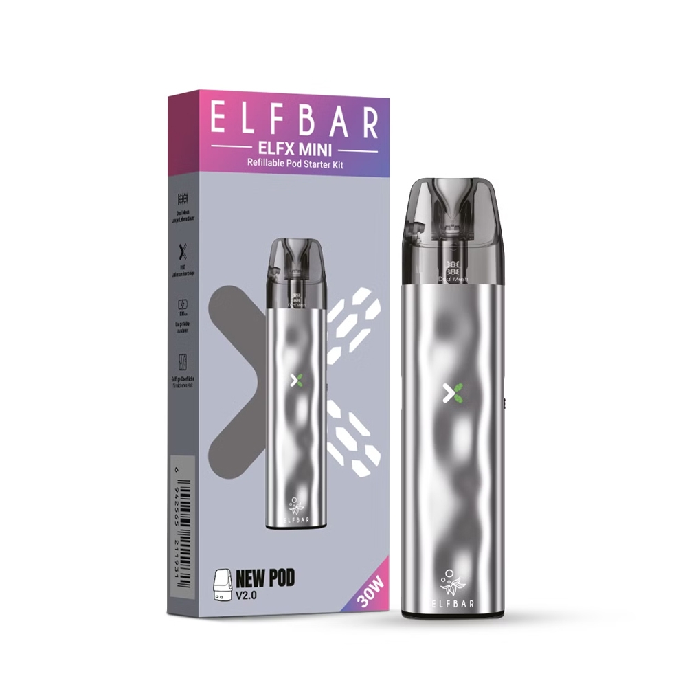Elfbar ELFX Mini Refillable Kit - Silver